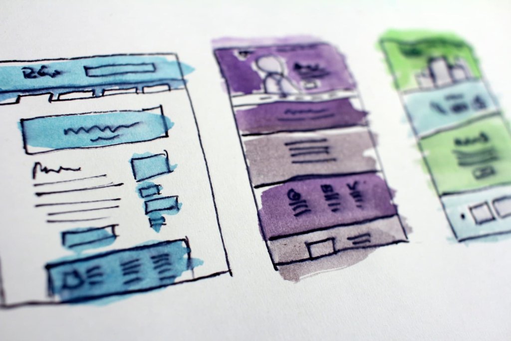 Landing page design