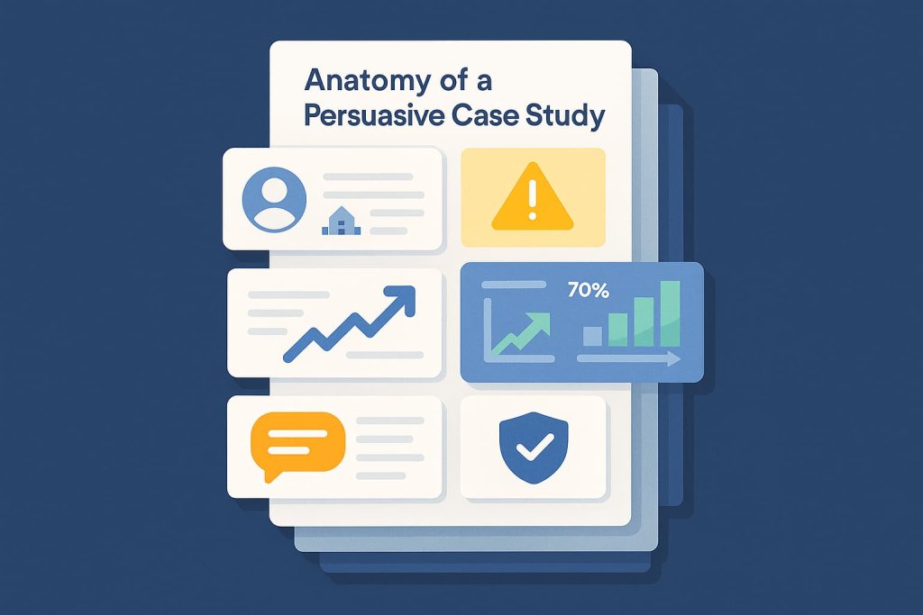 Case study website design elements