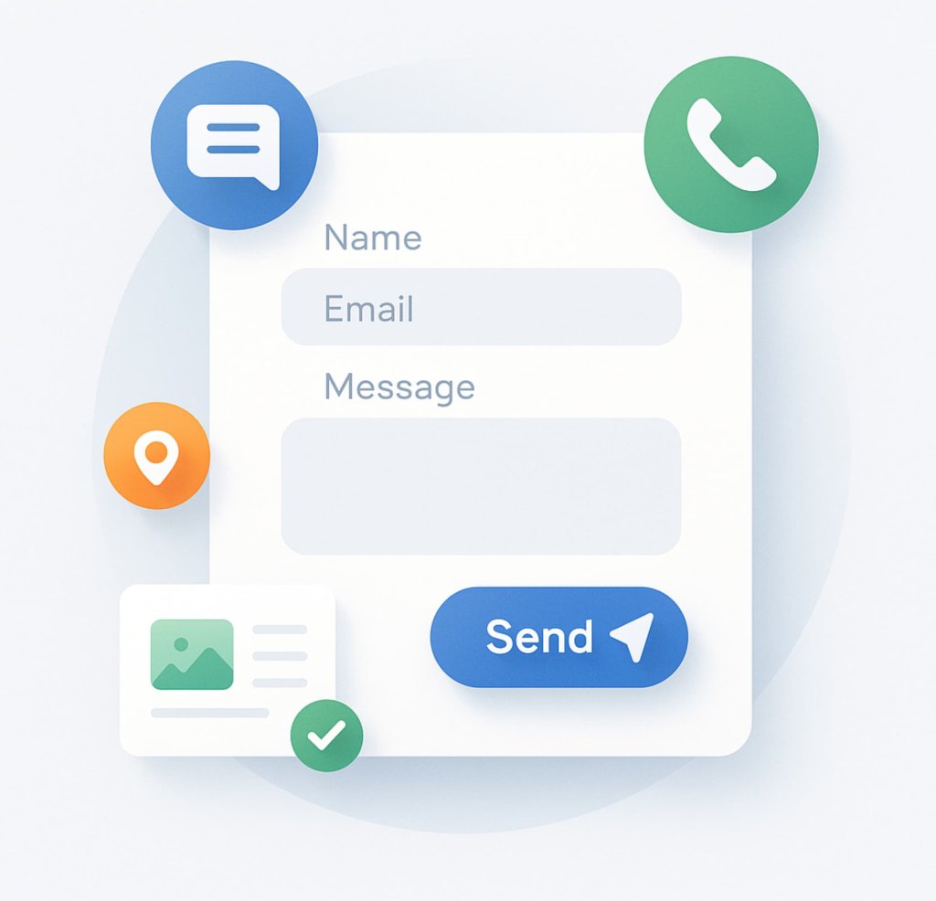 High converting contact page design tips