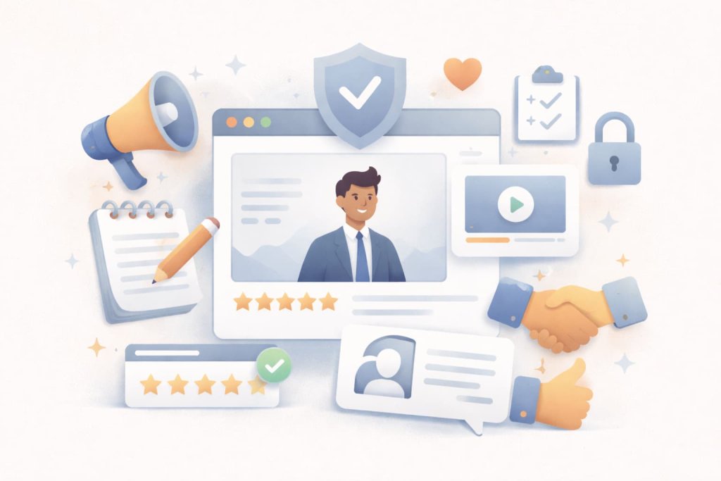 Elements of content that builds trust