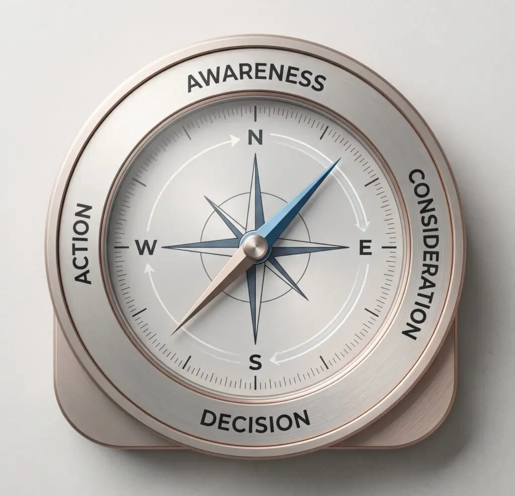 Creating content for different stages of the buyer journey