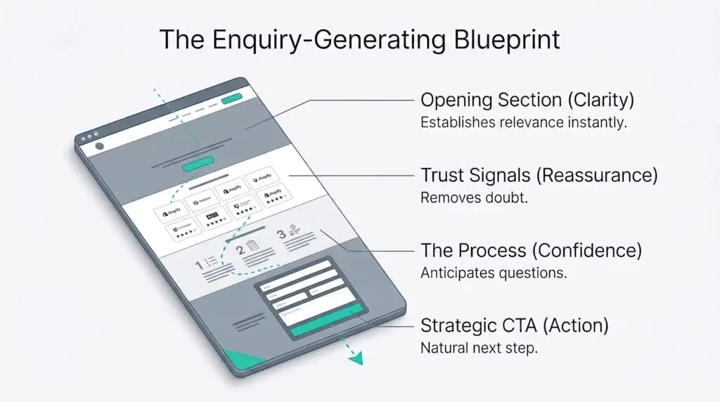 Service page structure